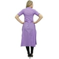 thumbnail image 2 of Bimba Womens Designer Lavender Ethnic A-Line Embroidered Indian Casual Kurti-26, 2 of 9