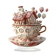 thumbnail image 3 of Decoraciones para el día de San Valentín, adornos para el día de San Valentín, regalos para el día de San Valentín, decoración para el día de San Valentín, taza de té con castillo de ensueño europeo,, 3 of 8