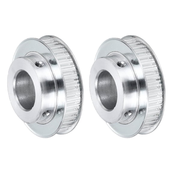 Uxcell 2Pcs Timing Belt Pulley Aluminum Idler Pulley XL40 Teeth 1"(25mm) Bore for 10mm Width Belts, 3D Printers, CNC Machines, Industry