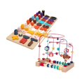 thumbnail image 2 of Bead Maze Juguete de juguete Beeds Roller Animales de juguete Regalo para niños Niños Niños Habilidades sensoriales Círculo Educativo Roller colorido tablero, 2 of 8