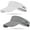 White+Dark Gray, variant on 2Pcs Sport Sun Visor Hats for Women and Men Golf Cycling Fishing Tennis Running