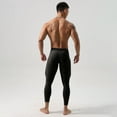 thumbnail image 6 of SSAAVKUY Men's Compression Pants Cool Dry Athletic Workout Leggings Sports Running Active Tights Base Layer Running Tights Dark Gray 4-6, 6 of 7