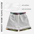 thumbnail image 5 of Parrots with Colorful Palm Leaves Boys' Swim Trunks Board Shorts Beach Pants Bathing Bottoms 4T, 5 of 8