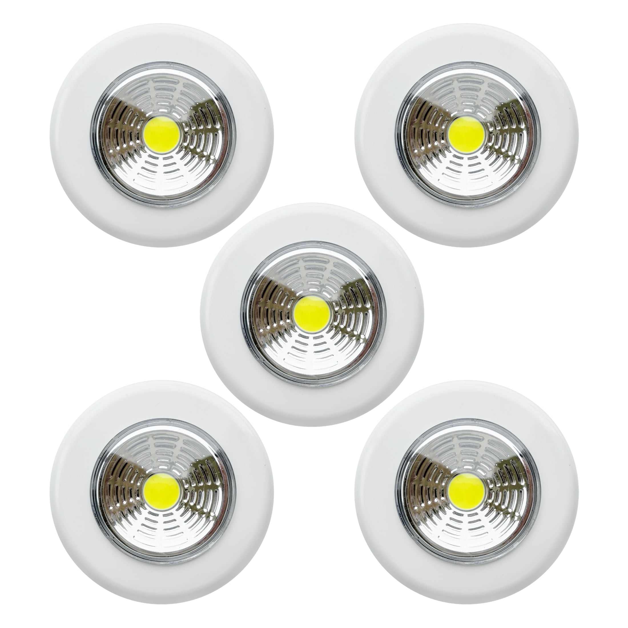 Great Value 5 Pack Wireless LED Puck Lights