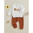Baby Toddler Boy Thanksgiving Outfits 3 6 12 18 24 Months 2T 3T Long
