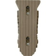 thumbnail image 4 of Ekena Millwork 4 1/2"W x 5"D x 10"H Medium Grape Corbel, Walnut, 4 of 4