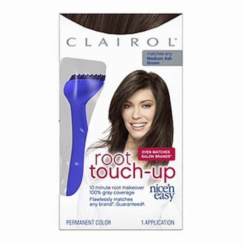Clairol Nice N Easy Root Touch Up Permanent Hair Color, Medium Ash