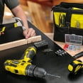 thumbnail image 3 of WORKPRO 12V Cordless Drill, Power Tool Set for Home, 177 Pieces Combo Kit with 14-inch Storage Bag and 1500mAh Lithium-Ion Battery & Charger (Yellow), 3 of 6