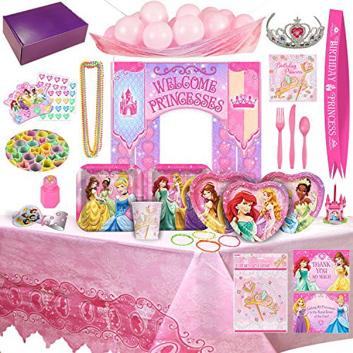 Amscan Sparkling Princess Birthday Party Table Decorating Kit 23 Pack 12.5 Pink