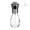 Silver, variant on 200Ml Glass Stainless Steel Cooking Oil Spray for Olive Rapeseed Oil, Refillable Kitchen Sprayer Bottle for Air Fryer, Bbq, Salad, Baking, Camping, Restaurant & Home , 1× Funnel 1× Spray Bottle