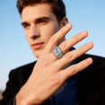 thumbnail image 5 of Mens Fashion Metal Ring Stylish Jewelry Trendy Accessories Durable Comfortable Unisex Band, 5 of 8