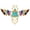 golden, variant on 5 * 7.3cm Enamel Brooches For Women Insect Pin Accessories