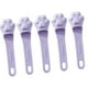 thumbnail image 3 of Juego de 5 Cepillos exfoliantes Sunnimix cepillo de limpieza facial de silicona resistente al agua Violeta, 3 of 8