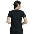 thumbnail image 5 of Cherokee Workwear Revolution Women's Scrubs Top V-Neck Knit Panel WW2875, 5 of 5