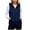 Blue, variant on Wuztai Women's Zip Hooded Vest Sleeveless Casual Loose Solid Soft Lightweight Cardigan Jacket 4XL