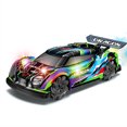 thumbnail image 4 of Children 2.4g Remote Control Car 1:14 4WD Electric Rechargeable High Speed Drift Spray Racing Car With Music Light, 4 of 7