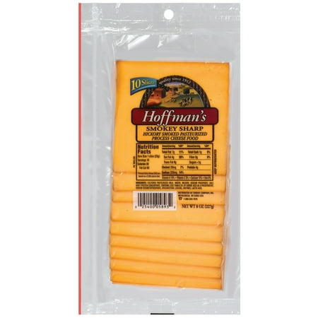 Hoffman's Smokey Sharp Cheese Slices 10 ct Bag