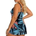 thumbnail image 6 of Jamicy Two Piece Swimsuit for Women Tankini Swimsuit Tummy Control Scoop Neck Sleeveless Tank Top And High Waisted Boyshorts Bathing Suits, 6 of 8
