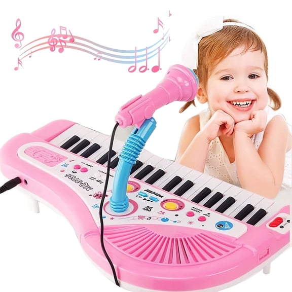 Xueyu 37 Keys Piano Keyboard, Electronic Digital Piano with Speaker Microphone, Portable Keyboard Gift Teaching for Beginners, Electric Piano for Kids, Birthday Gift