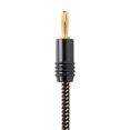 thumbnail image 4 of Affinity Premium 14AWG Braided Speaker Wire with Gold Plated Banana Plug Connectors_ 6ft, 4 of 5