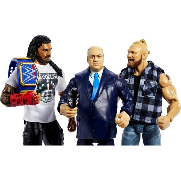 WWE フィギュア 3体 Mattel Action Figure 3pk Tribal Chief vs Beast Incarnate WWE Elite