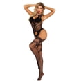 thumbnail image 2 of Gibobby Lencería de encaje para dormir Ropa interior Perspectiva Pijama Abierto Mujeres Bodystockings Íntimos (Negro, Talla única), 2 of 2