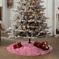 thumbnail image 4 of Sikiie Pink Glitter Christmas Tree Skirt, Christmas Tree Decorations, Christmas Decor, Tree Mat Decoration(30-48IN)-48", 4 of 6