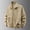Khaki, variant on Men's UPF 50 Sun Protection Jacket, Lightweight Hooded Windbreaker with Zip Pockets, Breathable Outdoor Performance Gear for Fishing, Hiking, Running