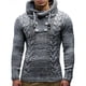 thumbnail image 1 of WILLBEST Sudaderas Navideñas 2024, Chaquetas De Punto Europeas y para Hombre, Suéteres con Capucha De Cuello Alto De Gran Tamaño para Otoño e Invierno, Ropa para Hombre con Borde XXXGrande, 1 of 2
