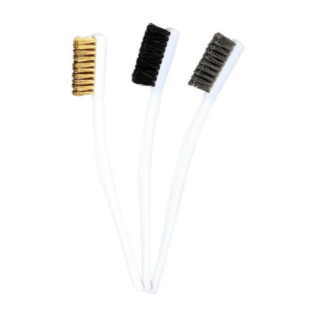

3pcs Scratch Brushes Wire Brushes Set for Cleaning Welding Slag Rust and Dust