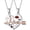 Love Arrow, variant on Matching Couples Heart Necklaces 925 Sterling Silver Matching Love Arrow Necklaces Matching Couple Jewelry Gifts for Couples Boyfriend Him and Her