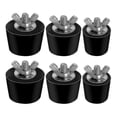 thumbnail image 1 of Paquete de 6 tapones de invernaje para piscinas de 3 tamaños para orificios de piscina, tapones de expansión para skimmer de piscina sobre el suelo, 1 of 5