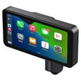 thumbnail image 2 of iSpchen 6.25-Inch Motorcycle GPS Navigation Screen with 1080P Dash Cam for Bikes with Wireless CarPlay & Android Auto IP67 Waterproof Dual-Bluetooth Loop Recording GPS Tracking, 2 of 16