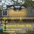 thumbnail image 2 of Amdohai 180LEDs Garage Light Solar Powered Pendants Lamp Motion Sensor Light Outdoor Waterproof Hanging Lights with Remote Controller, 2 of 8