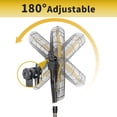 thumbnail image 5 of HiCFM 30 inch Tilting Pedestal Fan, 3-Speed 7600 CFM High Velocity Stand Up Fan with 1/3 Powerful Motor for Commercial Industrial Warehouse Gym Garage - UL Safety Listed, 5 of 8