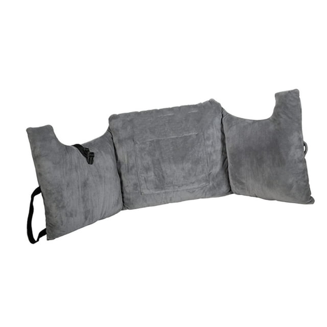 Almohada postmastectomía, almohada para el pecho, correa ajustable con bolsillo, suave, 84 x 23 cm, para mujeres, viajes, dormir, mamá, hogar