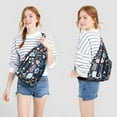 thumbnail image 2 of Durable Adjustable Strap Chest Bag with Daisy Pattern for Tactical Use, 2 of 4
