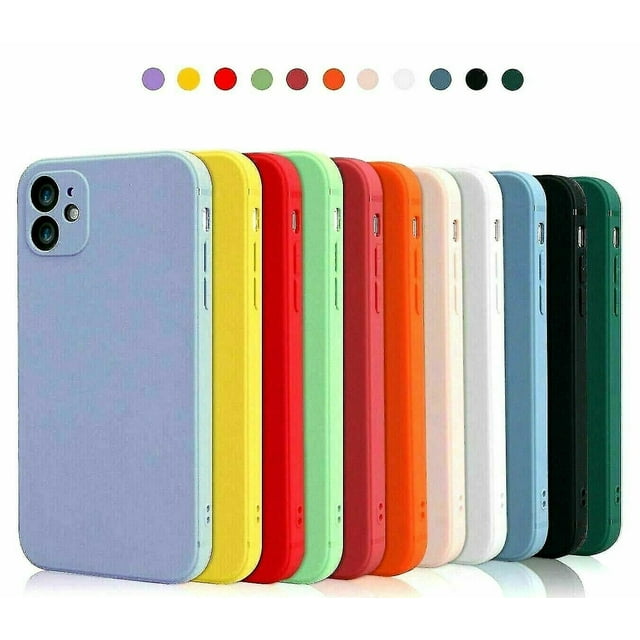Case For Iphone 13 12 11 Pro Mini Max X Xs Xr Se Soft Silicon Phone Cover