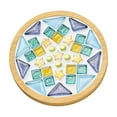 thumbnail image 2 of Wooden Mosaic Cup Mat Craft Kit - DIY Mosaic Art Set with Tools, Glue, Sealant and Sponge - Complete Beginner Friendly Mosaic Toolkit for Home Craft Projects, 2 of 6