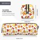 thumbnail image 3 of Fotbe Autumn Leaves 1 Estuche para Lápices de Cuero con Estampado, Estuche con Cremallera Resistente, Organizador Compacto y Elegante para Papelería, 3 of 7