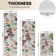 thumbnail image 4 of Gray Red Flower Butterfly Pattern Kitchen Rugs Sets Of 3,Kitchen Runner Rugs Non Skid Washable,Decorative Kitchen Floor Mats for Kitchen,Sink,Laundry,17"x30"+ 17"x47" + 17"x59", 4 of 6
