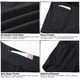 thumbnail image 5 of Pantalones cortos para correr 2 en 1 para mujer, pantalones cortos deportivos para gimnasio, yoga, con bolsillos para teléfono, 5 of 6