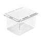thumbnail image 2 of Caja de almacenamiento transparente con cajón para gabinete | Organizador extraíble para baño | Almacenamiento de cosméticos que ahorra espacio para hisopos y cepillos de dientes | Almacenamiento, 2 of 9