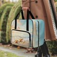 thumbnail image 3 of ZIATUBLE Ocean Beach Carrying Travel Storage Starfish Sewing Machine Bag Large Capacity Sewing Machine Organizer and Storage Compatible with Most Standard Sewing Machines, 3 of 7