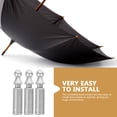 thumbnail image 3 of FOMIYES Patio Umbrella Repair Parts 10Pcs Metal Umbrella Accessories, 3 of 8