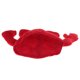 thumbnail image 4 of Divertido disfraz unisex de cangrejo: gorro de terciopelo con pinza., 4 of 9