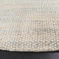 thumbnail image 3 of SAFAVIEH Natura Elias Distressed Area Rug, Natural/Light Grey, 6' x 6' Round, 3 of 8