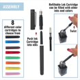 thumbnail image 2 of Juego 35 Unidades Bolígrafos Caligrafía con Portalápices, Puntas Bolígrafo, Bolsa Tinta Colorida, Secante Basculante, Suministros para Bolígrafos Cómic, Papelería, 2 of 5