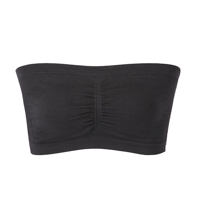 Harpily 2025 Bra Strapless Women Tops For Women Assorted Solid Color A Line Style Plus Size Bras