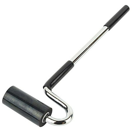 19600 Long Handle J-Roller with Rubber Roller, Use to apply pressure on wood and plastic laminates By Big